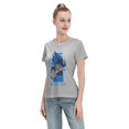 thumbnail image 4 of T-Shirt Basique à Manches Courtes pour Femmes Super Saiyan, 4 of 6