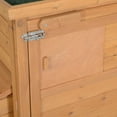 thumbnail image 2 of Pawhut Wooden Hen House Backyard Chicken Coop with Outdoor Run and Nesting Box, 75", 2 of 10