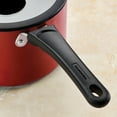 thumbnail image 4 of Tramontina Nesting 11-Piece Heavy-Gauge Aluminum Nonstick Cookware Set with Glass Lids, Pots and Pans Kitchen Set, Oven-Safe, Dishwasher-Safe - Red, 4 of 11