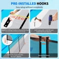 thumbnail image 4 of YUSAZENS Composite Fiber Pool Safety Fence, Removable Pool Barrier for Inground Above Ground Pool Backyard Safety 4x108ft, 4 of 9