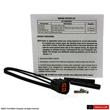 Motorcraft WPT-1210 Power Window Motor Connector Fits select: 2004-2013 FORD F150, 2010-2014 FORD FOCUS