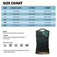 thumbnail image 2 of Salouo Magical Library Butterfly Night Pattern Men's Sleeveless T Shirts,Men's Regular-Fit Tank Top Sports Shirt for Men Sleeveless Tank Shirt -X-Large, 2 of 6