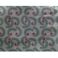 thumbnail image 4 of oneOone Georgette Viscose Fabric Leaves & Swirl Block Decor Fabric Printed BTY 42 Inch Wide, 4 of 4