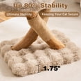thumbnail image 4 of HITTITE Natural Solid Wood Cat Tree Tower with Scratching Post, 32 Inches Tall Modern Cat Tower with Rattan Bed and Platforms, Luxury Real Branch Cat Tree for Indoor Cats Large Adult, Khaki., 4 of 9