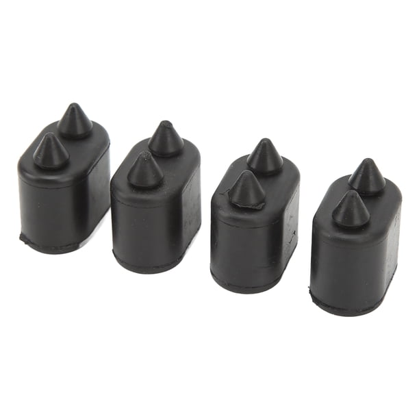 Kit de tope de parachoques de puerta, juego de 4 parachoques de goma para jambas de puerta exteriores, parachoques de carrocería de jambas de goma de alta capacidad