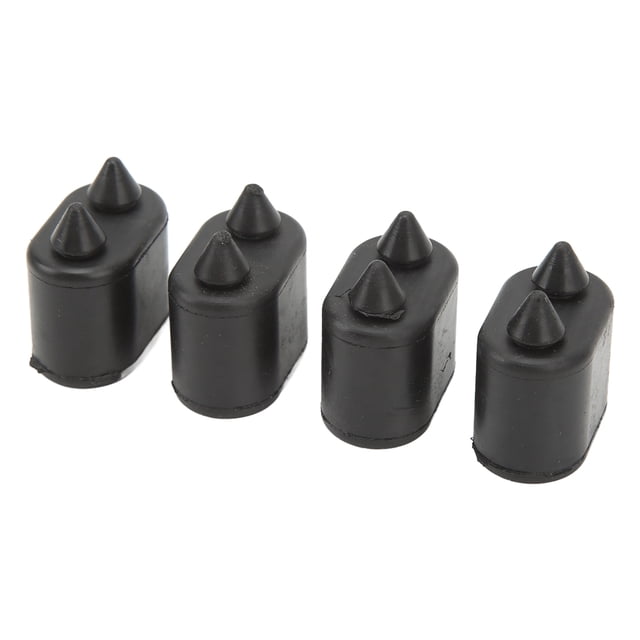 Kit de tope de parachoques de puerta, juego de 4 parachoques de goma para jambas de puerta exteriores, parachoques de carrocería de jambas de goma de alta capacidad