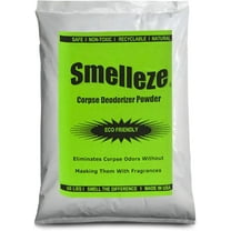 SMELLEZE Eco Corpse Odor Eliminator Deodorizer: 50 lb. Powder Destroys Smell of Death