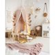 thumbnail image 3 of Dosel de cama de princesa NQ Mosquitera para niños Cuna de bebé Cúpula redonda Rosa claro, 3 of 4