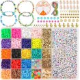 thumbnail image 1 of Clay Flat Beads - Round Polymer Clay Beads For Jewellery Making, 1 of 5