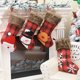 thumbnail image 5 of Toystoory Calcetín navideño muñeco de nieve Santa Claus Elk Pinup foto regalo bolsa de aperitivos calcetines de gran tamaño para el hogar colgante Kits de decoración para fiestas Papá Noel Toystoory HA069957-01, 5 of 6