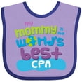 thumbnail image 3 of Inktastic Cpa Mom Quote Boys or Girls Baby Bib, 3 of 4