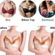 thumbnail image 5 of pares de insertos de copa de sujetador para mujer, almohadillas triangulares para sujetador deportivo, relleno de inserto de sujetador extraíble para trajes de baño, bikini, traje de baño, 5 of 5
