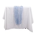 thumbnail image 2 of Balsa Circle 9 feet Dusty Blue Crinkled Sheer Organza Table Runner Party Events Reception Tableware Decorations Supplies, 2 of 8