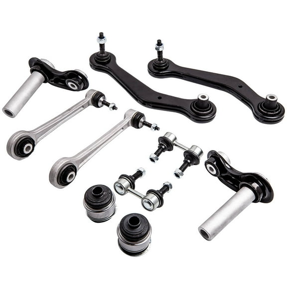 maXpeedingrods 10 PC Rear Suspension Kit for BMW X5 E53 2000-2006, 2.5i 3.0i 4.4i 4.6is 4.8is Rear Control Arms w/Ball Joints Sway Bar End Links Bushings