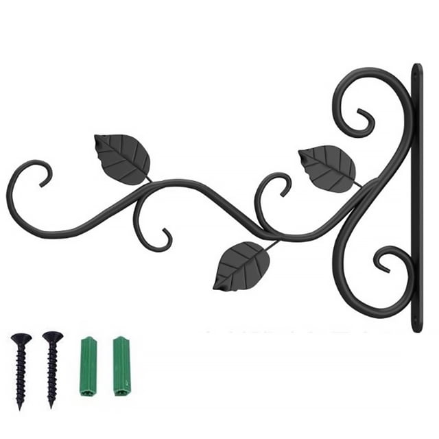 Bearachild Estante de flores Estructura de metal Soporte colgante Habitación Calcomanía Planta Jardín Suministros Montado en la pared Instalación Type2 NO2 Bearachild HA001918-01