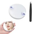 thumbnail image 6 of Makeup Mirror, Magnifying Mirror, 30x Magnification Mirror with Suction Cups and Makeup Tweezers, Compact 3.5 Inch Portable Beauty Mirror Kit for Precise Makeup Application, 6 of 8