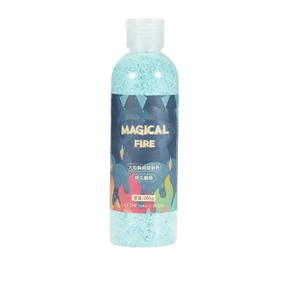 Fire Color Changing Packets 1 Bottle 200G Fire Colorant For Camping Bonfire Fireplaces Create Enchanting Flame Shows Instant Color Change In Wood Burning Fires Easy To Use Safe
