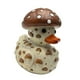 thumbnail image 4 of Figura decorativa de pato vegetal en 3D, escultura ornamental para escritorio de patio o casa de campo. Pato con champiñones, 4 of 9