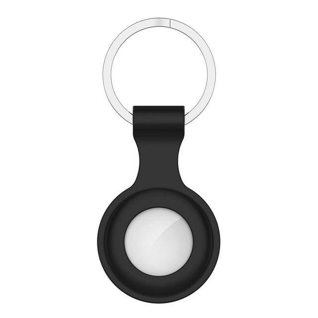 Funda Silicona para Rastreador Localizador para Cubierta Protectora Airtags (negro)
