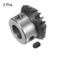 thumbnail image 4 of Uxcell Bevel Gears 1.5M 16 Teeth 10mm Shaft Hole Tapered Bevel Pinion Gear 2 Pack, 4 of 6