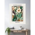 thumbnail image 2 of Seattle Flower Market Print Poster Wall Art, Modern Wall Decor For Living Room Bedroom, 12x18 UNFRAMED, 2 of 3