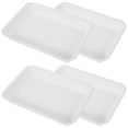 thumbnail image 2 of 4pcs Rectangle Serving Tray Party Food Tray Large Party Catering Tray Serving Tray Reusable Wedding Platter, 2 of 5
