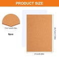 thumbnail image 3 of Pack of 8 Adhesive Cork Board Wall Floor Decorative Sheets for Bases and Crafting 1mm Thick CraftProject Board, 3 of 9