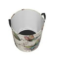 thumbnail image 3 of Daiia Flying Butterflies-1 Round Laundry Basket with Handles Thickened Waterproof Circular hamper,Dirty Clothes Storage Basket for Bedroom,Bathroom,College Dorm-Small, 3 of 8
