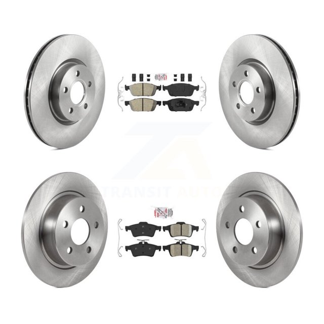 Transit Auto Front Rear Ceramic Pads and Disc Brake Rotors Kit for Car Ford Connect K8A-106281