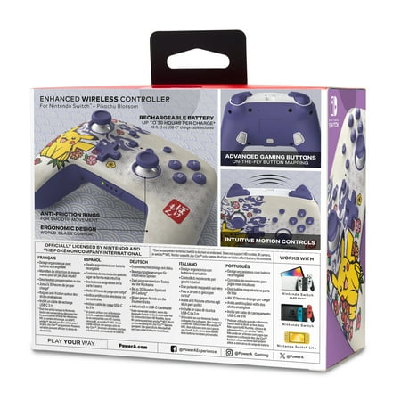 PowerA Enhanced Wireless Controller for Nintendo Switch - Pokémon Blossom