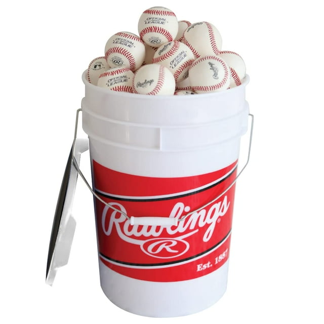 Baseball Rawlings ROLB1X Official League 14U Youth x24 con cubo