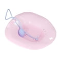 thumbnail image 1 of Toilet Bath , Easy Cleaning Universal Discomfort Soothing Inflammation Reduction Ergonomically Design Sitz Bath Squat Free With Flusher For Postoperative Pink, 1 of 8