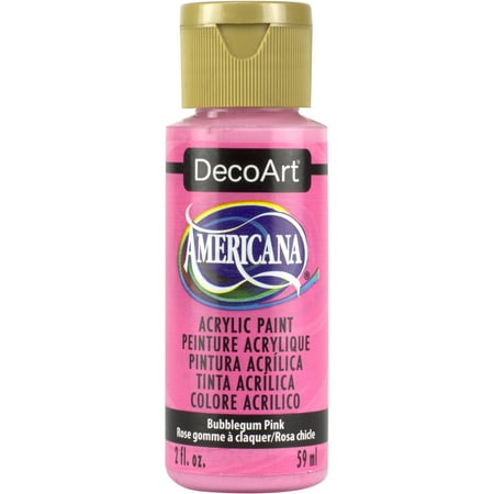 UPC: 0766218109286 | DecoArt Americana Acrylic Color  16 oz.  Bubblegum Pink