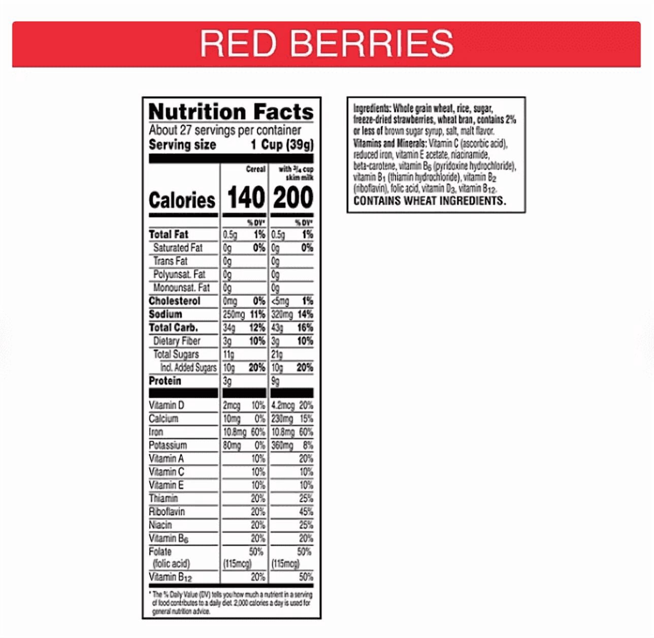 Special K Red Berries Cereal, 38 oz.