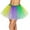 Yellow, variant on St. Patrick's Day Tulle Skirts Womens Rave Outfits Elastic Waist Tutu Mesh Mini Skirts Dance Party Green, Free Size