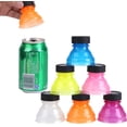 thumbnail image 1 of Canette, 6 Couleurs Couvercles Réutilisables pour Boissons, Couvercles à Clip Soda Pop Spécialement Couvercles de Bouteilles Réutilisables, Jun, 1 of 6
