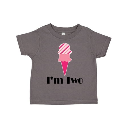 

Inktastic 2nd Birthday Ice Cream Cone Gift Toddler Toddler Girl T-Shirt