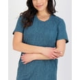 thumbnail image 5 of Real Essentials 3 Pack: Women's Nightshirt Short Sleeve Soft Nightgown Sleep Dress With Pocket (Available In Plus Size), 5 of 6