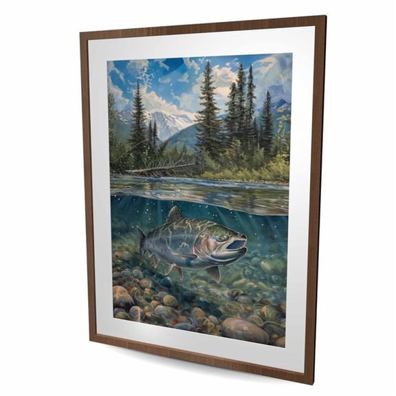 Begin Home Decor C1FM36481AJIBY 36 x 48 in. Up Close - Beige Framed Matted Print Wall Art - Home Decor Art