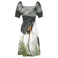 thumbnail image 5 of Great blue Heron - John James Audubon Sleeveless Dress elegant chic wedding evening dresses, 5 of 7