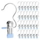 thumbnail image 1 of Uxcell 150Pcs Perchas para Botas para Closet, Ganchos de Lavandería de Acero Inoxidable con Clips Portátiles, Azules, 1 of 6