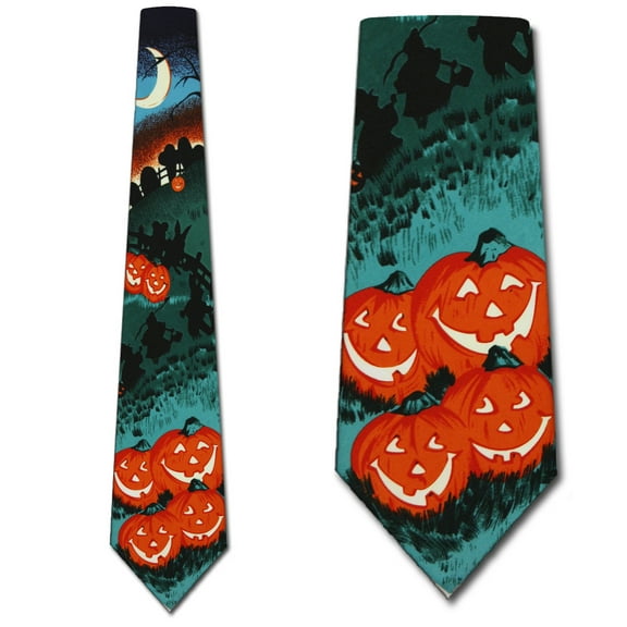 Pumpkin Patch Necktie Mens Tie