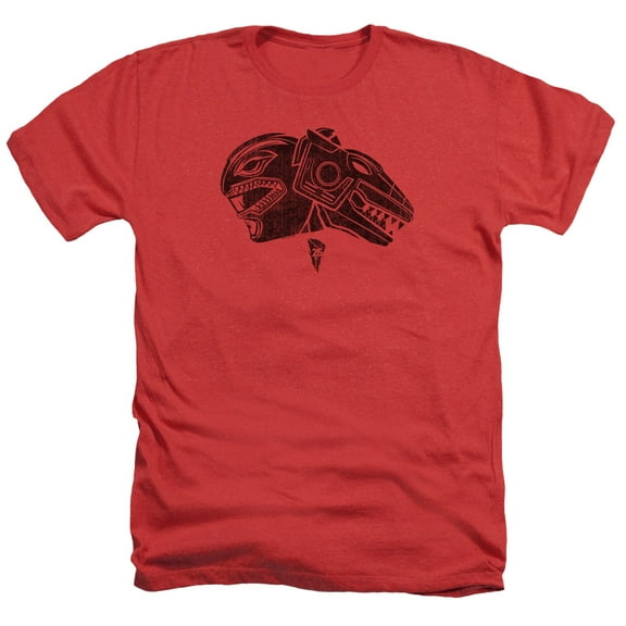 Power Rangers - Red - Heather Short Sleeve Shirt - X-Large