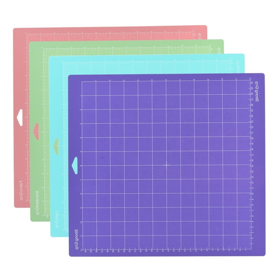 Cutting 4PCS 12x12 Inch Replacement Cutting Mat Adhesive Non-Slip Gridded Cutting Mats Compatible With  Cameo Cutting Machine Explore Plotter Machine