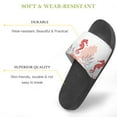 thumbnail image 3 of GZHJMY Stylish Slides for Women Men, Red Seahorse Soft Flexible Slip-on Sandals Slippers, 3 of 7