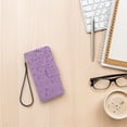 thumbnail image 4 of AURARMLET Flip Case For Phone Covers 14 Case TPU Purple Wallet Style With Card Holder 1Pcs, 4 of 8
