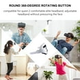 thumbnail image 3 of OULII VR Accessories Adjustable Support White ABS for Virtual Reality Headset 1Set, 3 of 8