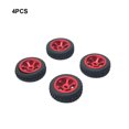 thumbnail image 4 of VONKY 4pcs RC Car Wheel Rim Tire Modification Parts For 1/28 Wltoys K969 RC Wheel Rim Tire RC Car Vehicle red 1Set, 4 of 6