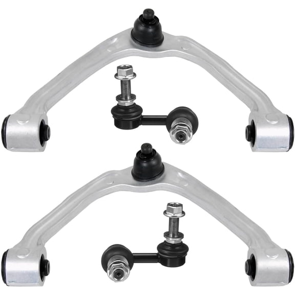 Detroit Axle - Front Control Arms Sway Bars for INFINITI Q50 EX35 Q60 EX37 QX50, 2 Upper Control Arms with Ball Joints 2 Sway Bar Links Replacement