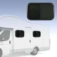thumbnail image 1 of RV Window, 830x480mm Slide Window, Tempered Glass, Screen, Resistant, Aluminum Frame, Privacy, Sun , Seal, Drainage Holes, 1 of 7